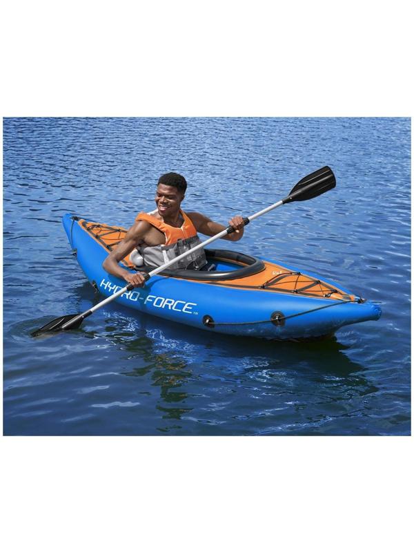 Лодка надувная Cove Champion, 275 x 81 см, вёсла, насос, 65115 Bestway