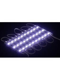 Светодиодная подсветка салона, 3 LED, 9х1.1 см, 12 В, IP68, клейкая основа, свет белый