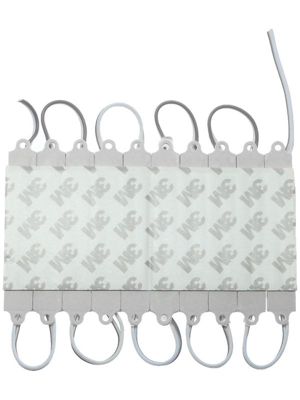 Светодиодная подсветка салона, 3 LED, 9х1.1 см, 12 В, IP68, клейкая основа, свет белый