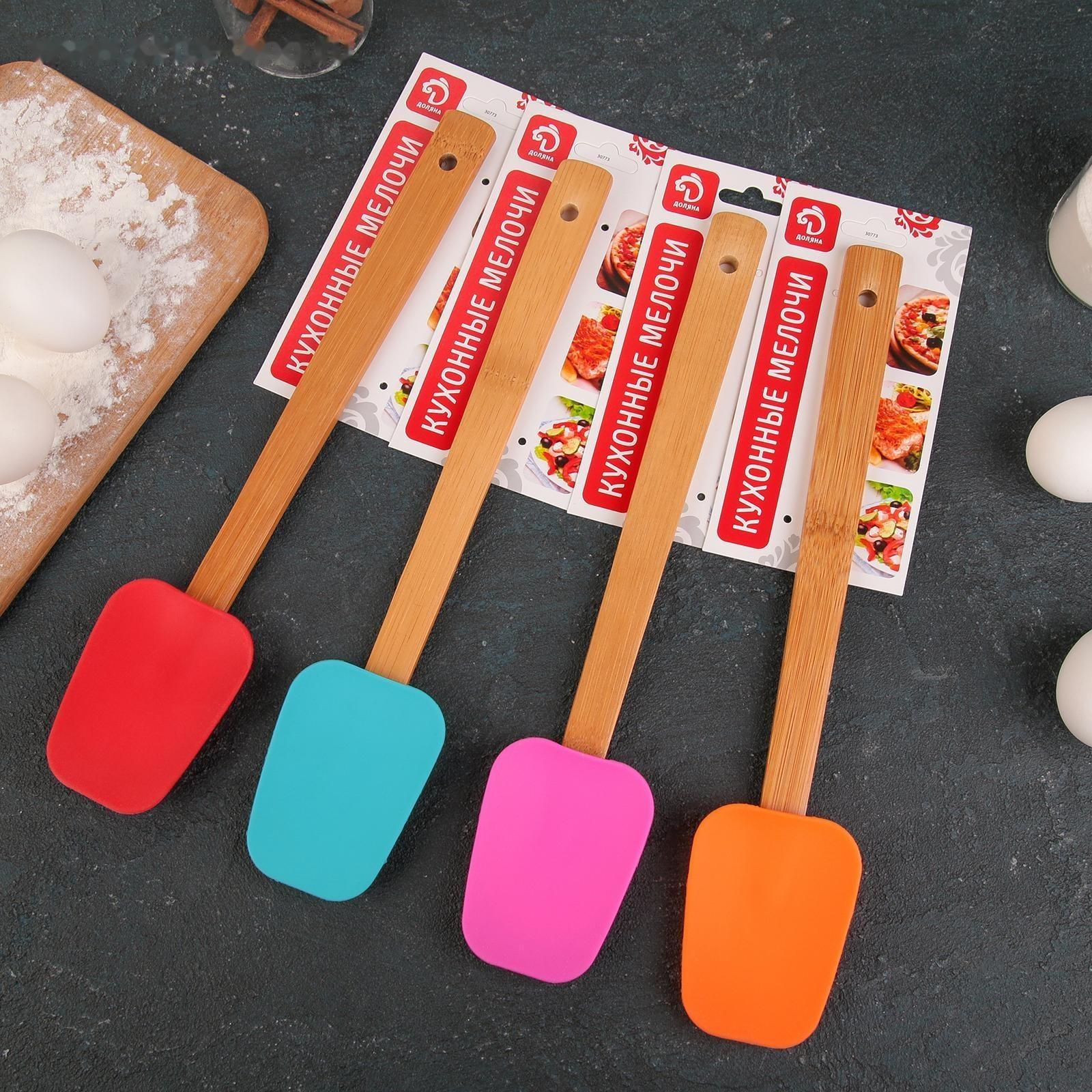 Лопатка Доляна «Домашний помощник», 35 см, цвет МИКС