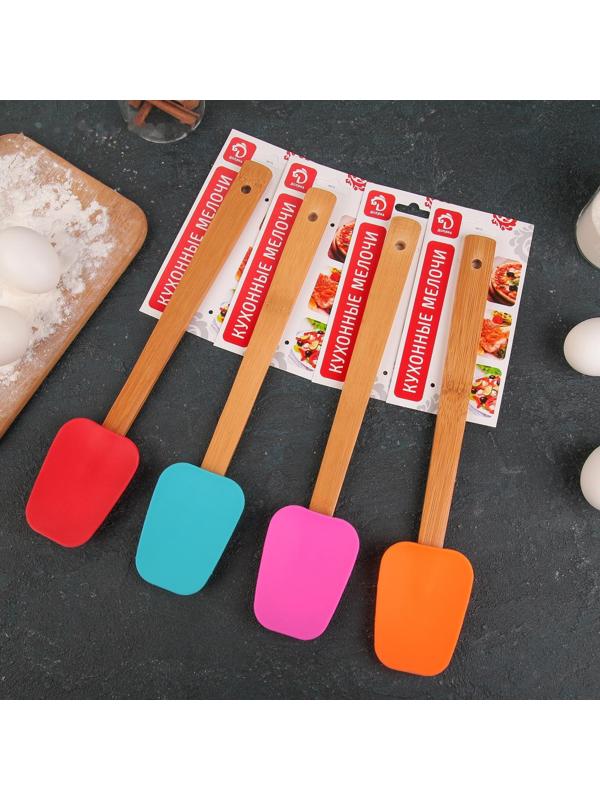 Лопатка Доляна «Домашний помощник», 35 см, цвет МИКС