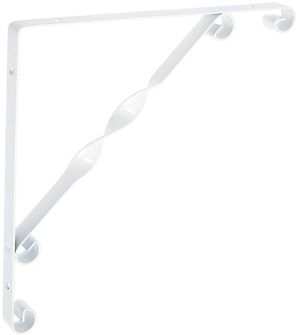 Кронштейн, LIGHT, 250х250, металл, белый