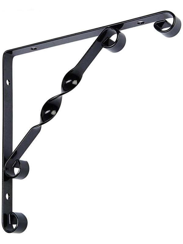 Кронштейн ТУНДРА, LIGHT, 200х200, металл, черный