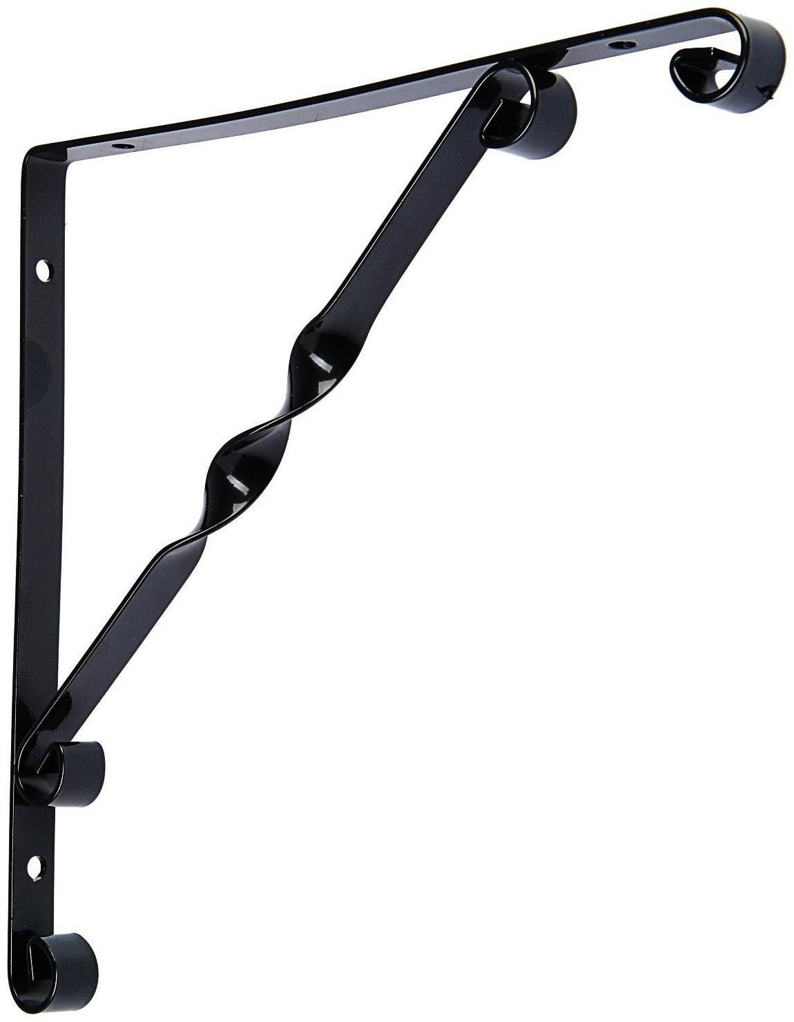 Кронштейн, LIGHT, 250х250, металл, черный