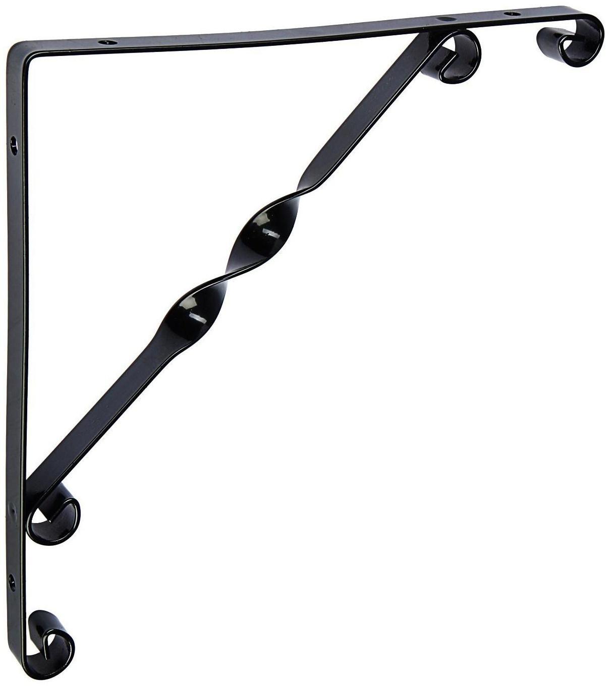 Кронштейн, LIGHT, 250х250, металл, черный