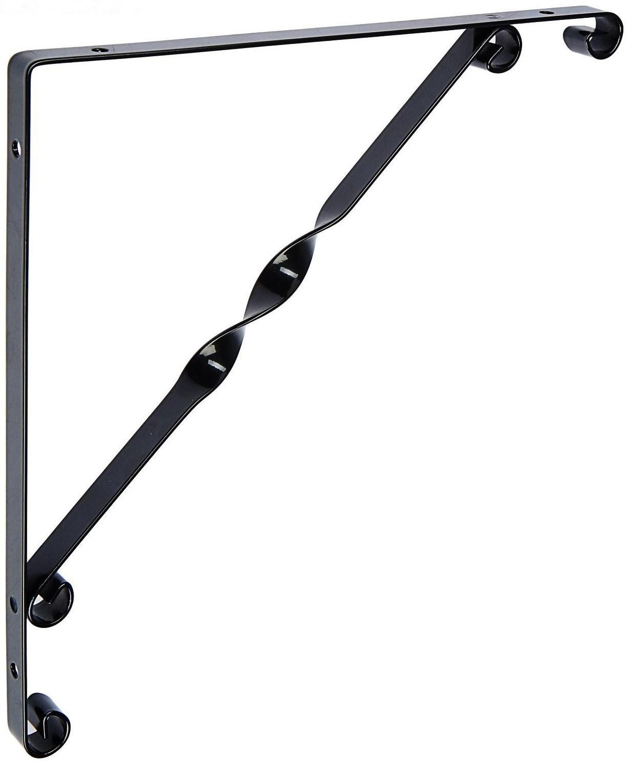 Кронштейн, LIGHT, 300х300, металл, черный