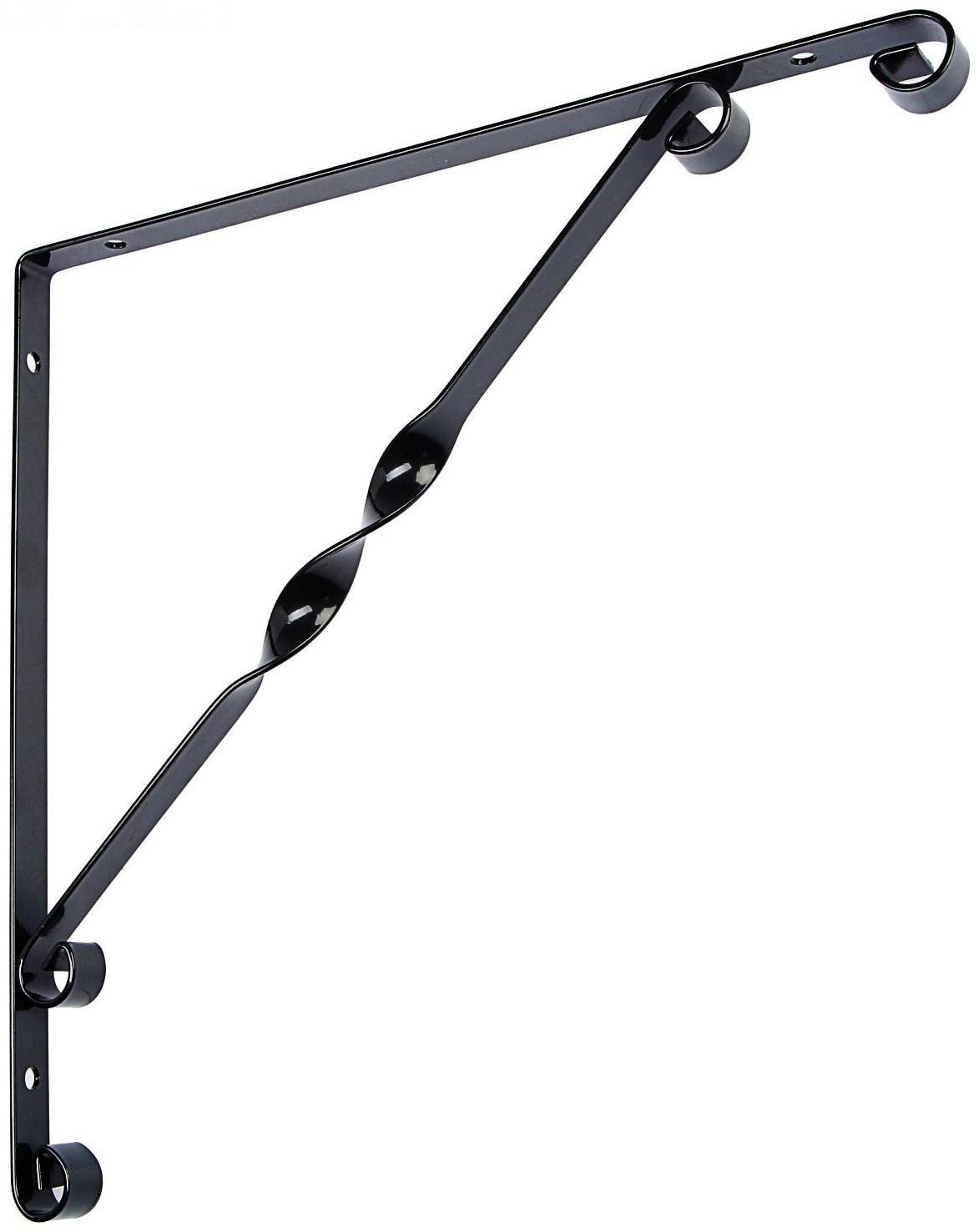 Кронштейн, LIGHT, 300х300, металл, черный