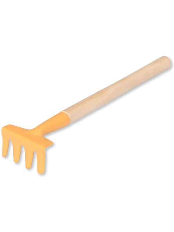 Набор садового инструмента, 3 предмета: рыхлитель, совок, грабли, длина 20 см