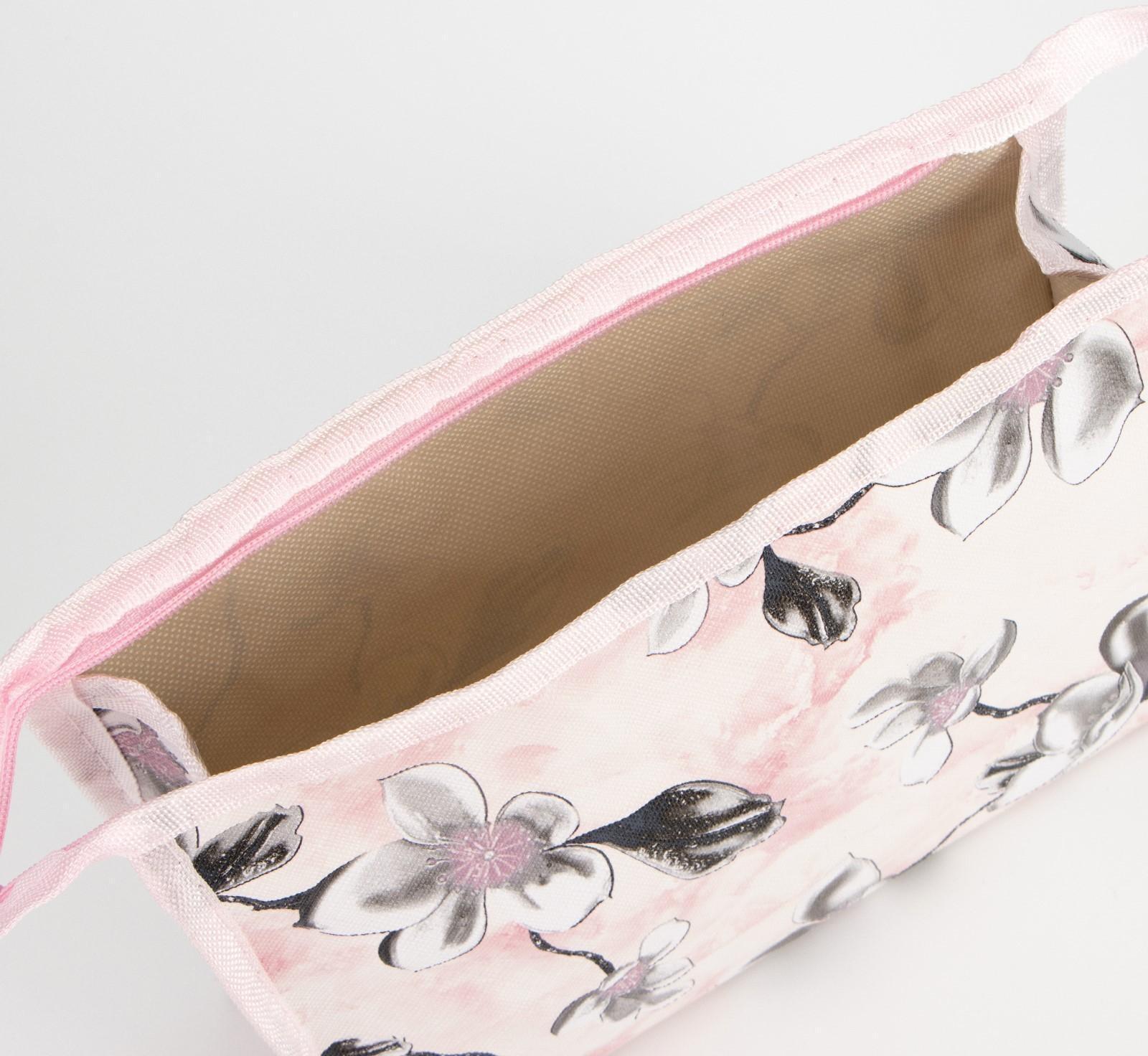 Косметичка на молнии, цвет розовый