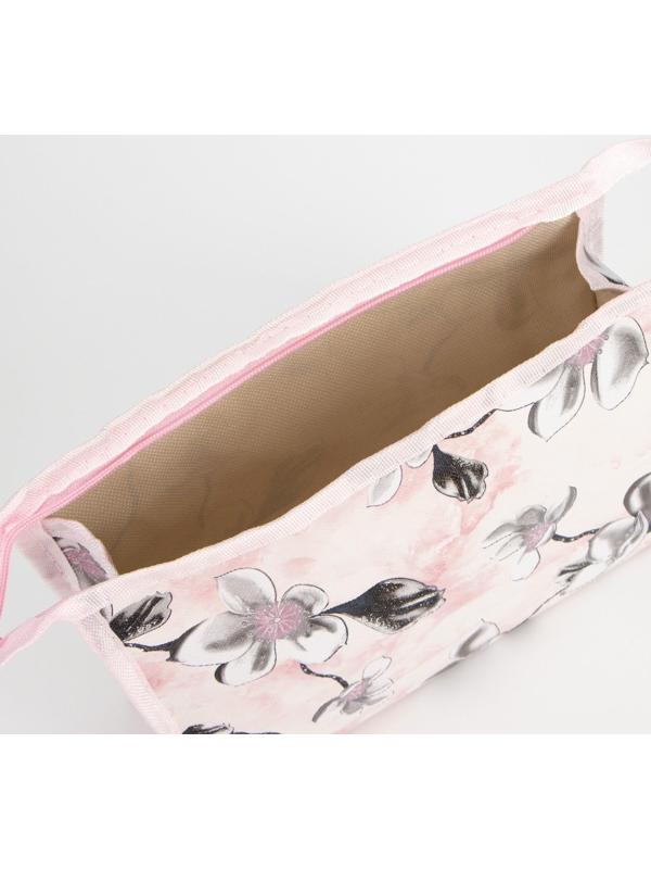 Косметичка на молнии, цвет розовый