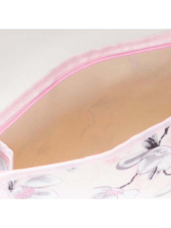 Косметичка на молнии, цвет розовый