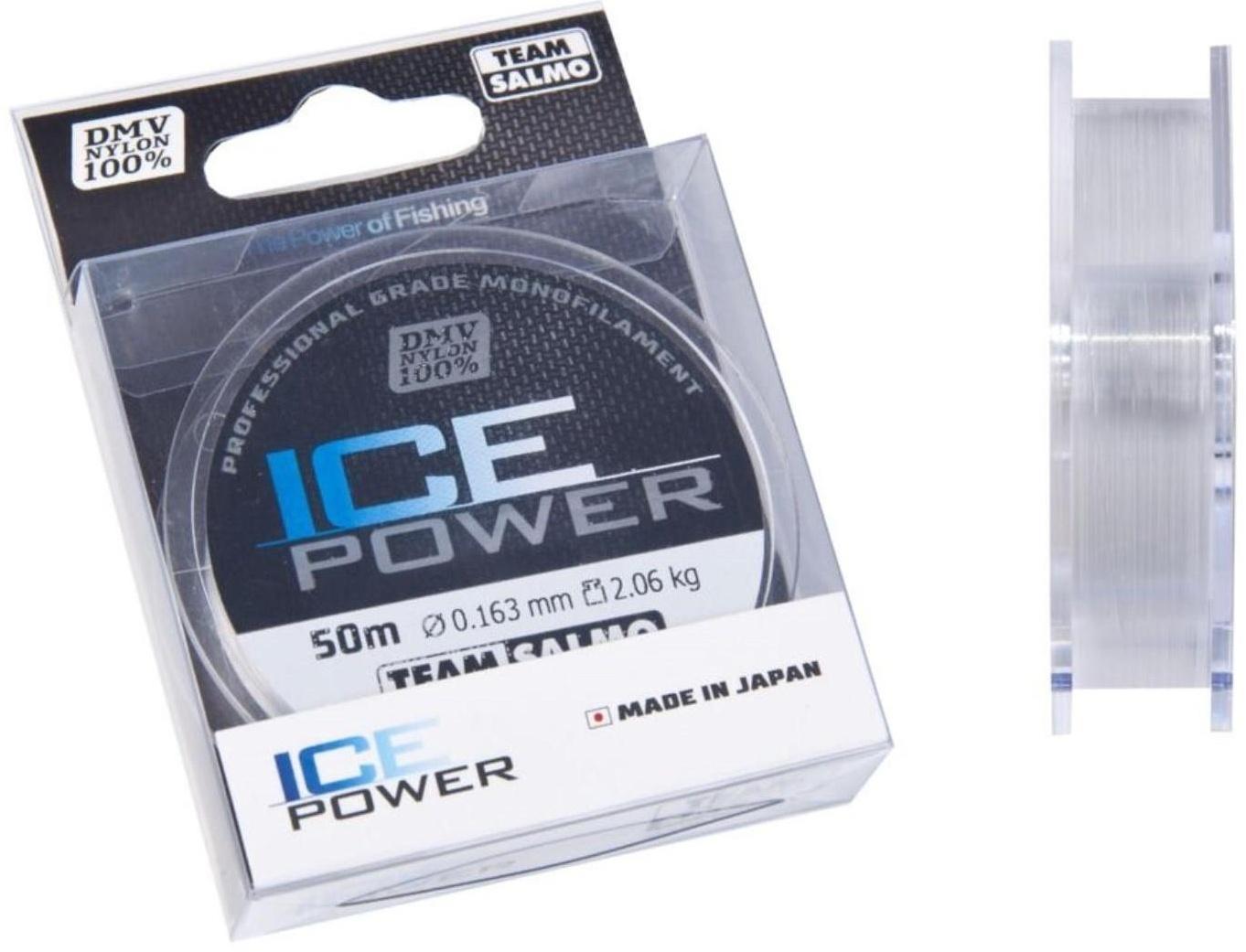 Леска монофильная Team Salmo ICE POWER, 50 м, 0,16 мм
