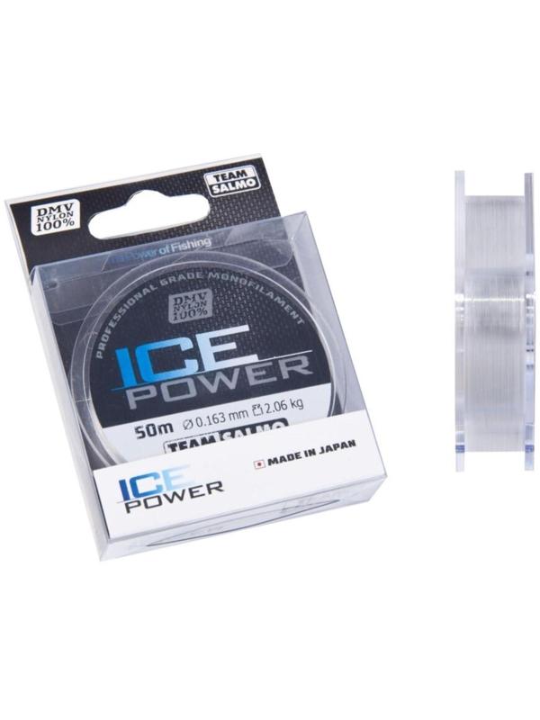 Леска монофильная Team Salmo ICE POWER, 50 м, 0,16 мм