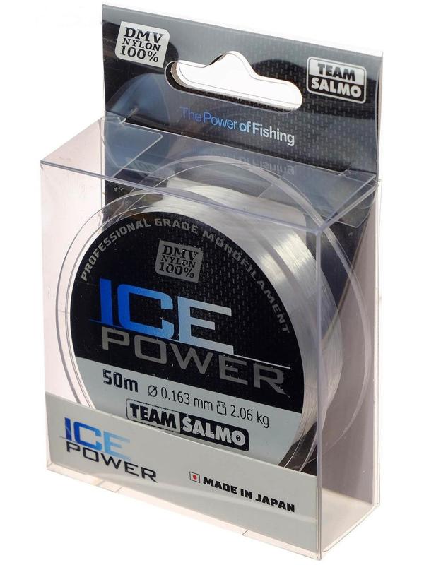 Леска монофильная Team Salmo ICE POWER, 50 м, 0,16 мм