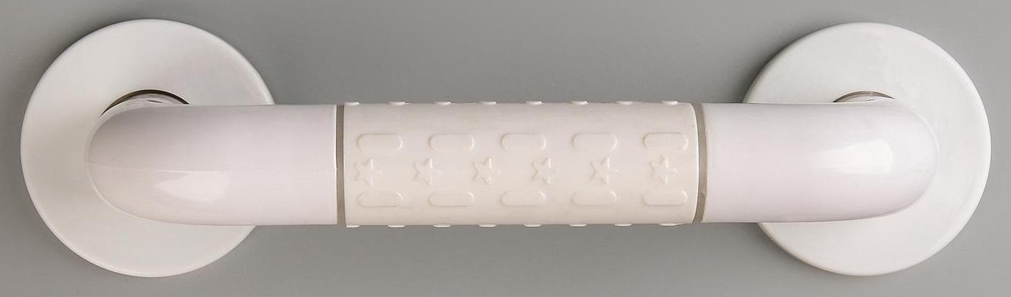 Поручень для ванны антискользящий, 30×8×8 см, цвет белый