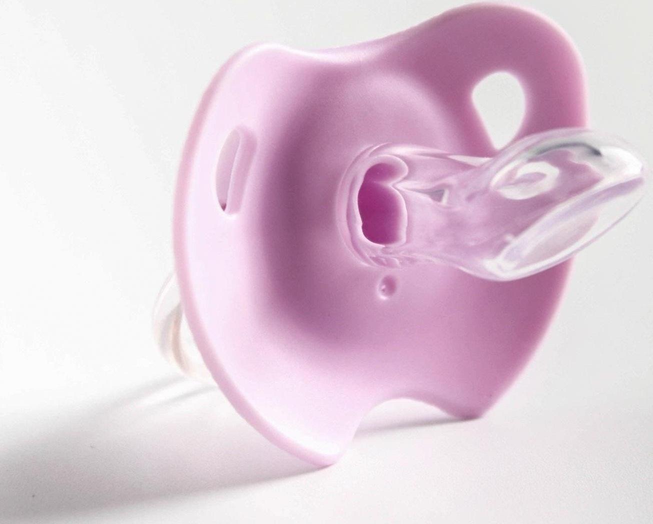 Соска-пустышка ортодонтическая, силикон, от 6 мес., с колпачком, МИКС для девочки