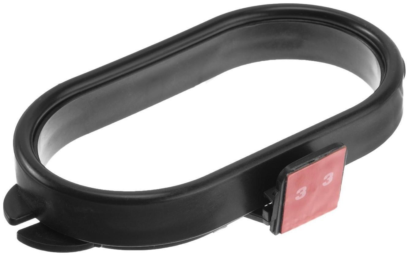 Держатель мусорного пакета в салон авто, 16.5×9 см, черный