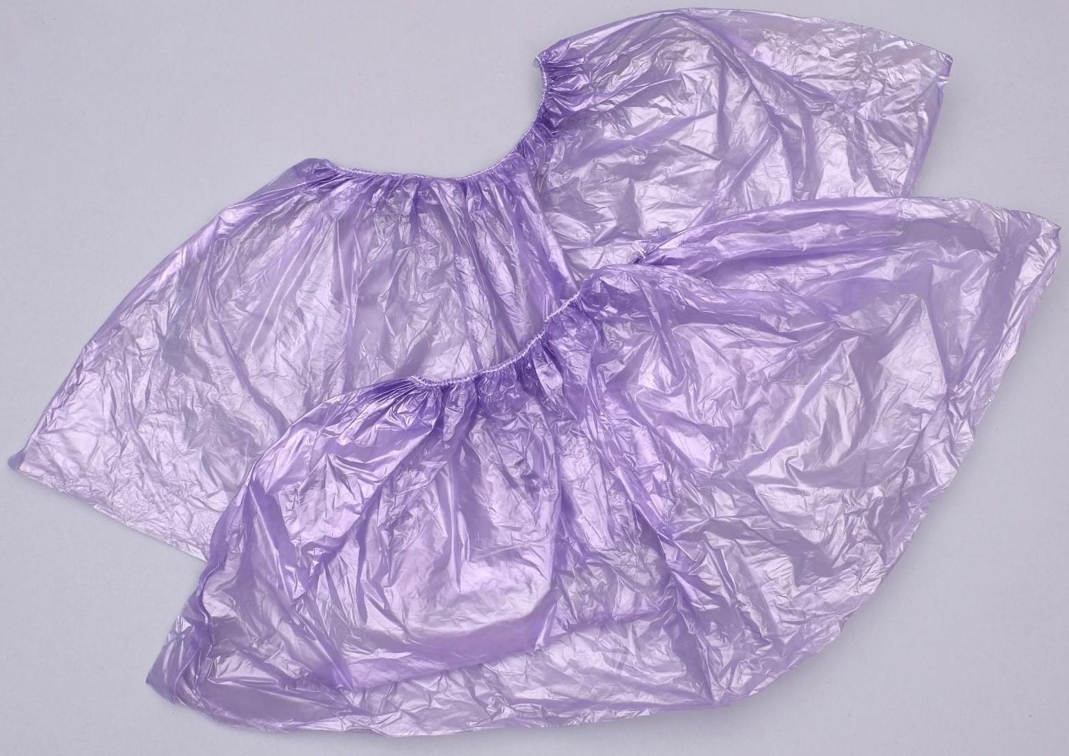 Бахилы медицинские UNITE, фиолетовые, 400 x 150 мм., 25 мкм., 2,5 г, 50 пар