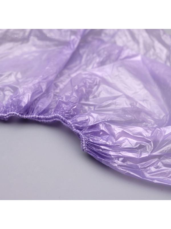 Бахилы медицинские UNITE, фиолетовые, 400 x 150 мм., 25 мкм., 2,5 г, 50 пар