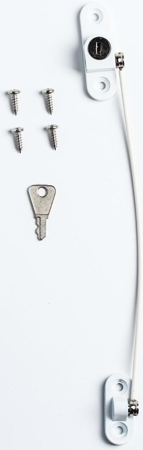 Блокиратор раздвижных дверей и окон, цвет белый