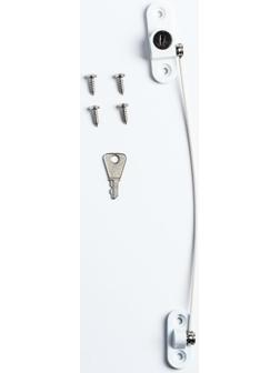 Блокиратор раздвижных дверей и окон, цвет белый