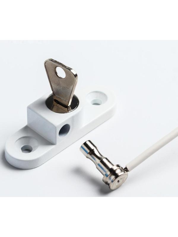 Блокиратор раздвижных дверей и окон, цвет белый