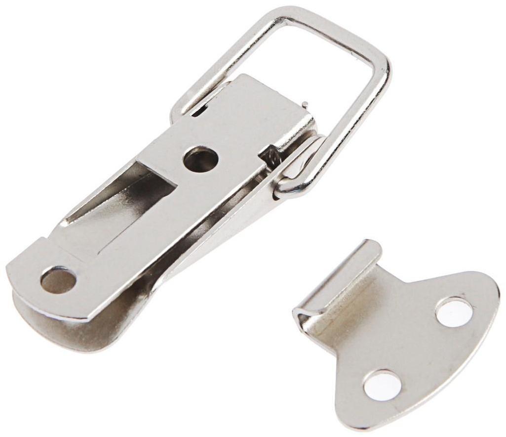 Замок-защелка на ящик Z14, 4.5 см, железный, с проушиной