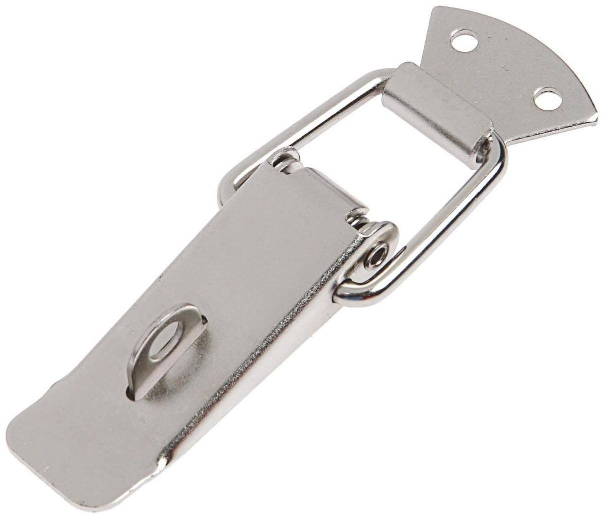 Замок-защелка на ящик Z17, 7,5 см, железный, с проушиной