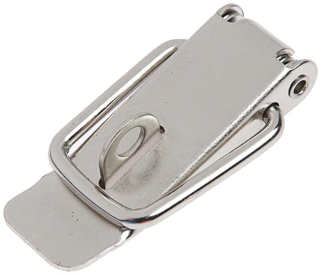 Замок-защелка на ящик Z17, 7,5 см, железный, с проушиной