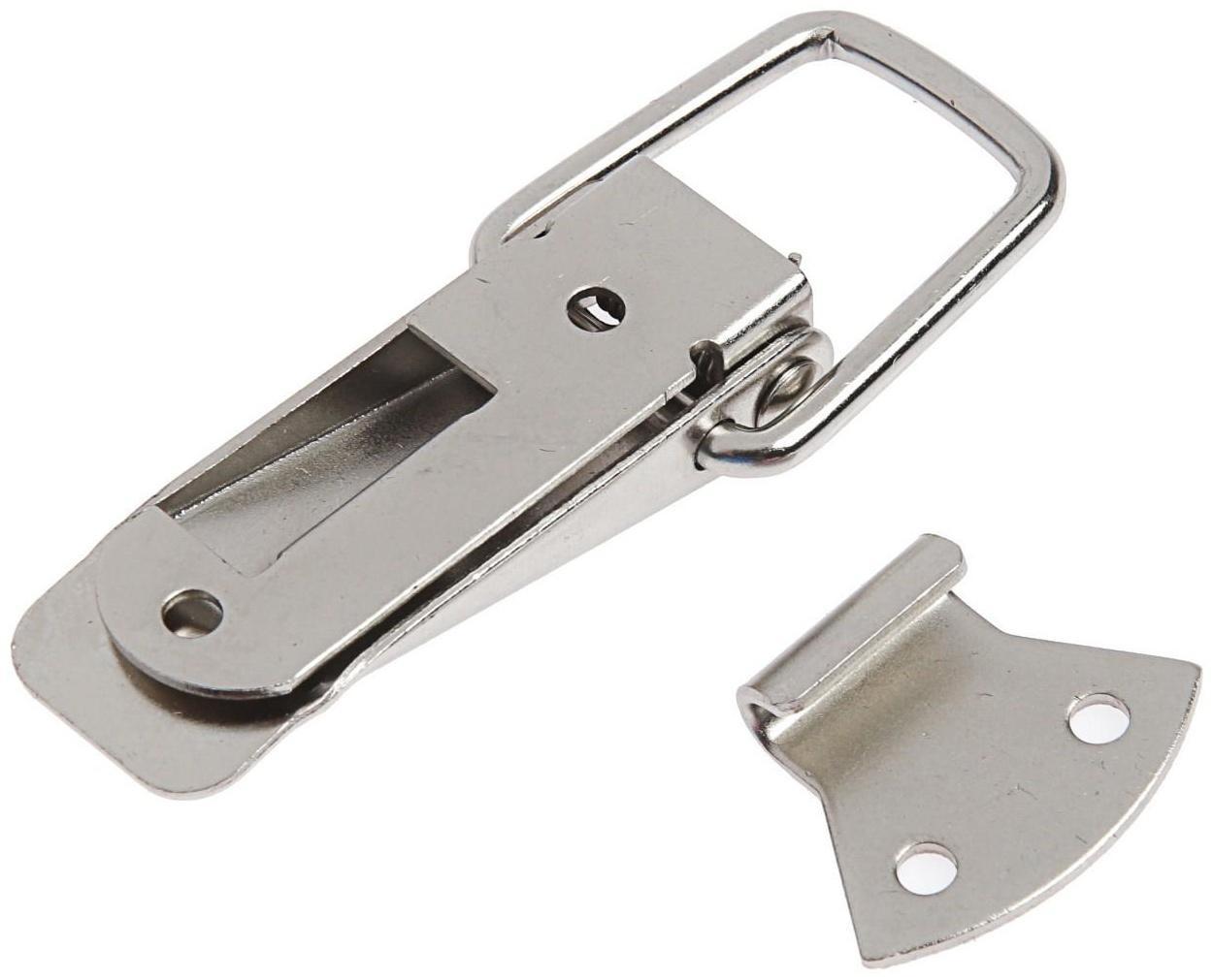 Замок-защелка на ящик Z17, 7,5 см, железный, с проушиной