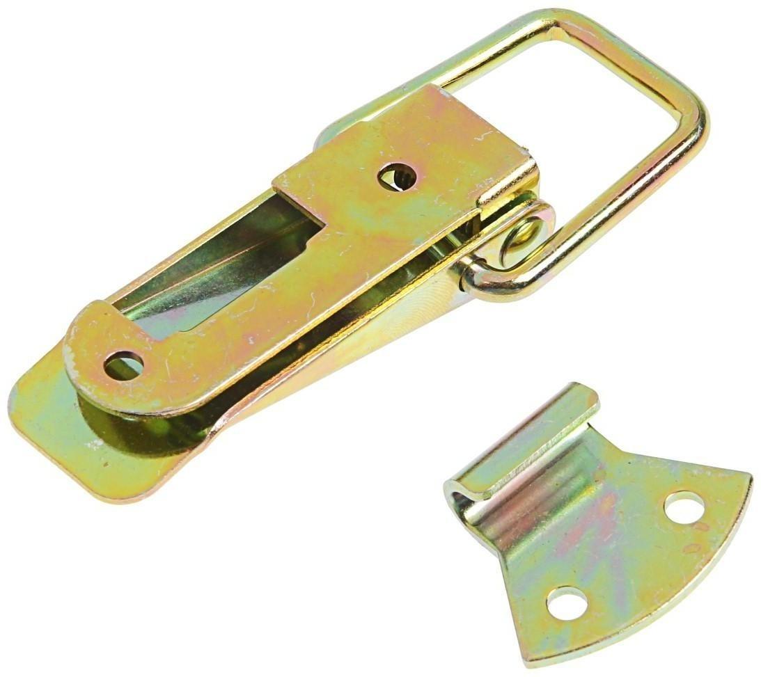 Замок-защелка на ящик Z19, 7,5 см, железный, с проушиной