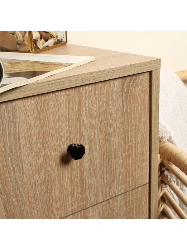 Ручка кнопка ТУНДРА LIGHT РК034BL, цвет черный