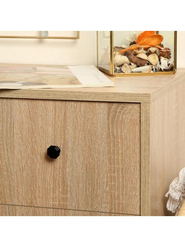 Ручка кнопка ТУНДРА LIGHT РК034BL, цвет черный