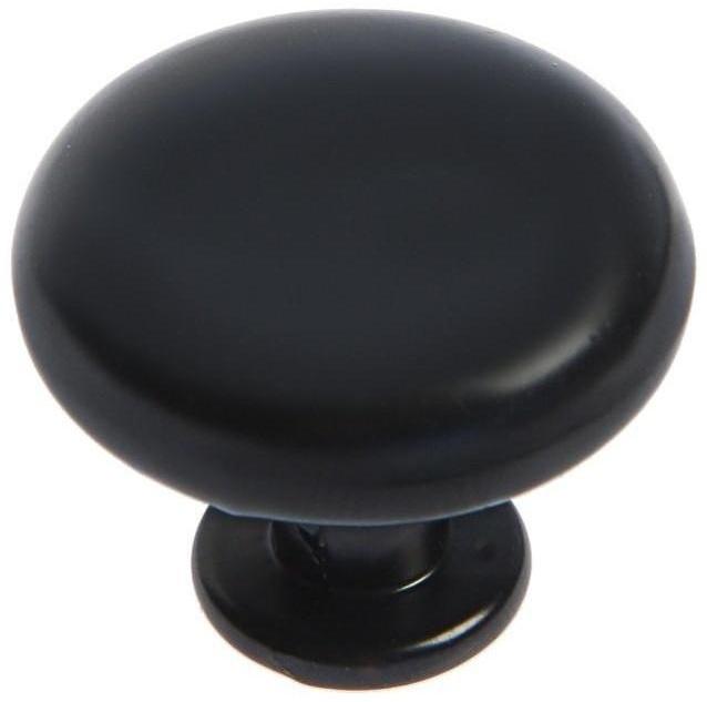 Ручка кнопка WAVE ТУНДРА РК120BL, черная