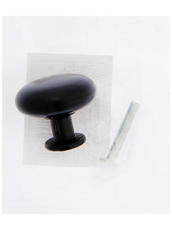 Ручка кнопка WAVE ТУНДРА РК120BL, черная