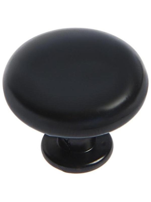 Ручка кнопка WAVE ТУНДРА РК120BL, черная