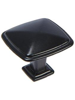 Ручка кнопка ТУНДРА РК112BL (MK112BL), черная