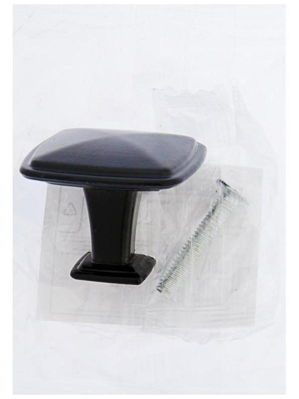 Ручка кнопка ТУНДРА РК112BL (MK112BL), черная