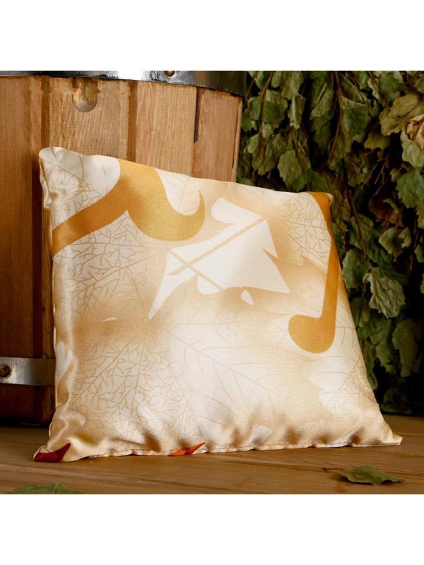 Подушка сувенирная, 22×22 см,  лаванда, можжевельник, микс