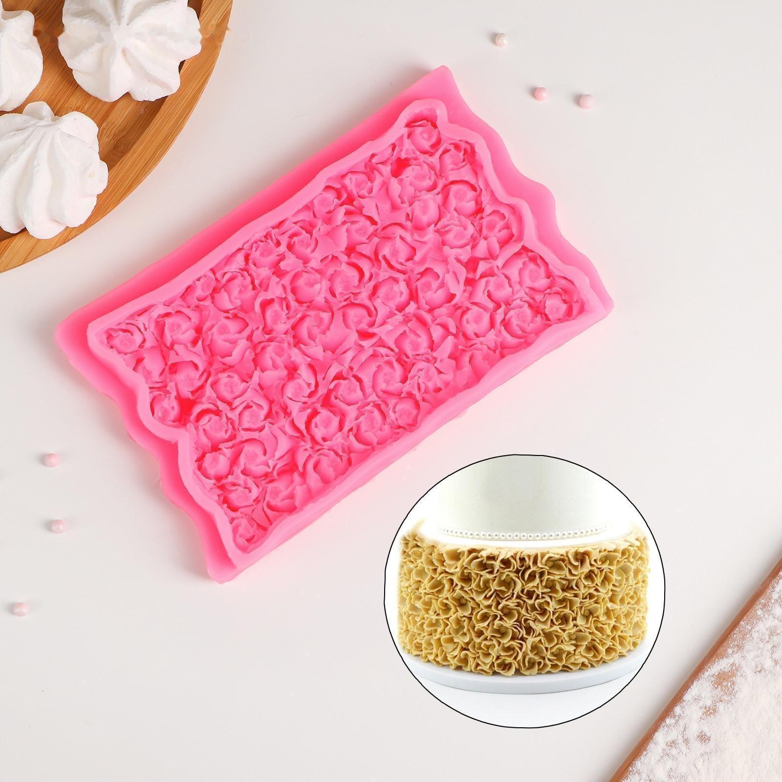 Молд «Ковер из роз», 17,5×10,7×2,3 см