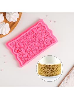 Молд «Ковер из роз», 17,5×10,7×2,3 см