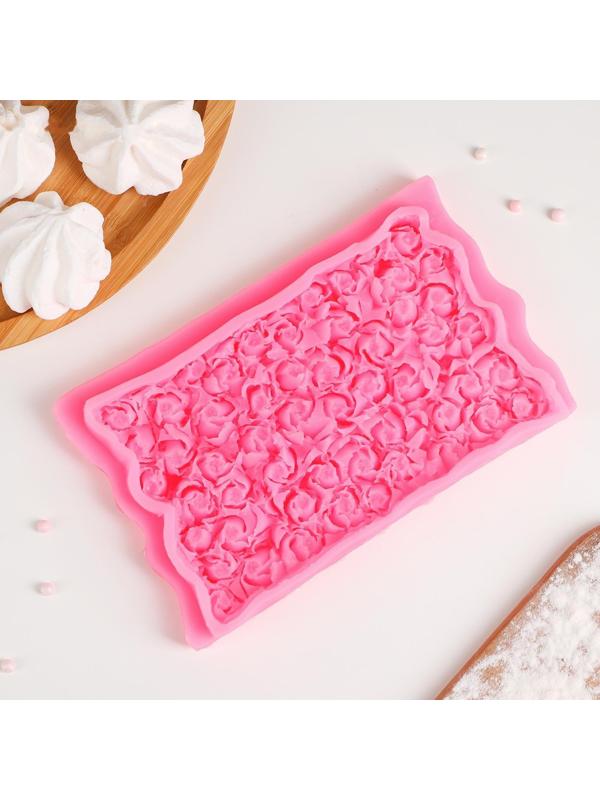 Молд «Ковер из роз», 17,5×10,7×2,3 см