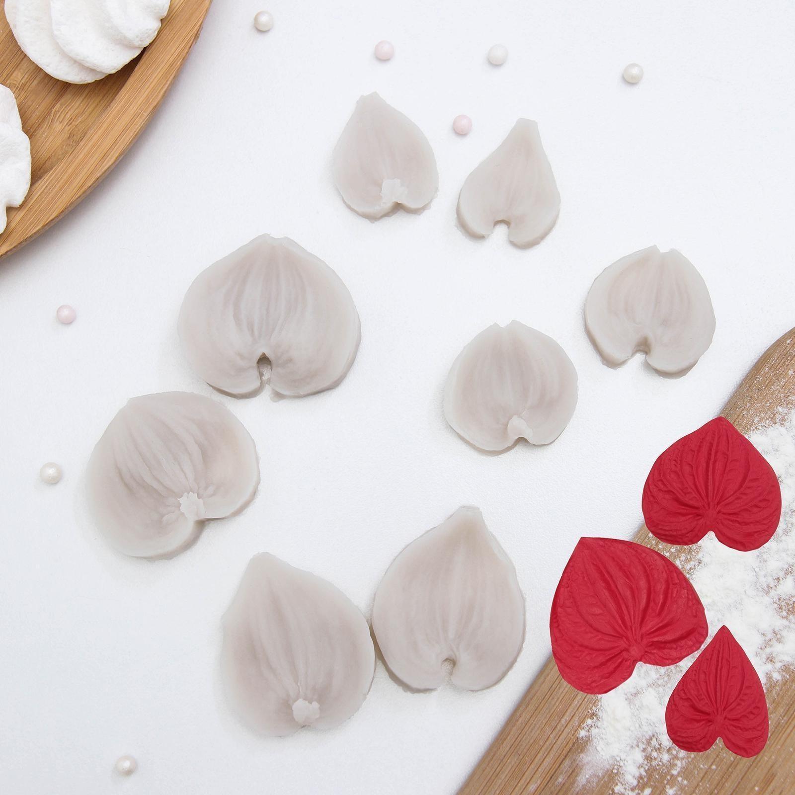 Набор молдов «Листья», 4 шт, цвет МИКС