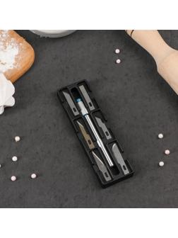 Набор кондитерских инструментов для моделирования, 7 предметов, нержавеющая сталь