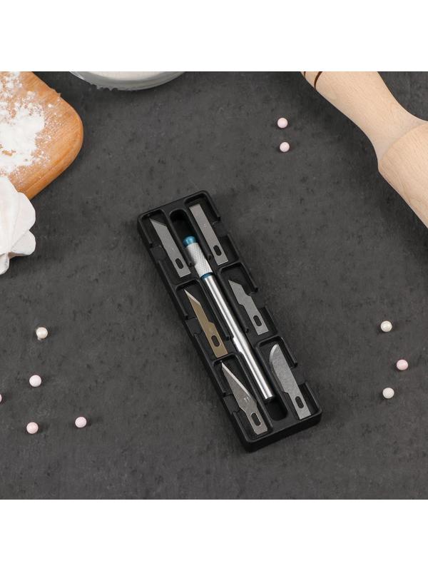 Набор кондитерских инструментов для моделирования, 7 предметов, нержавеющая сталь