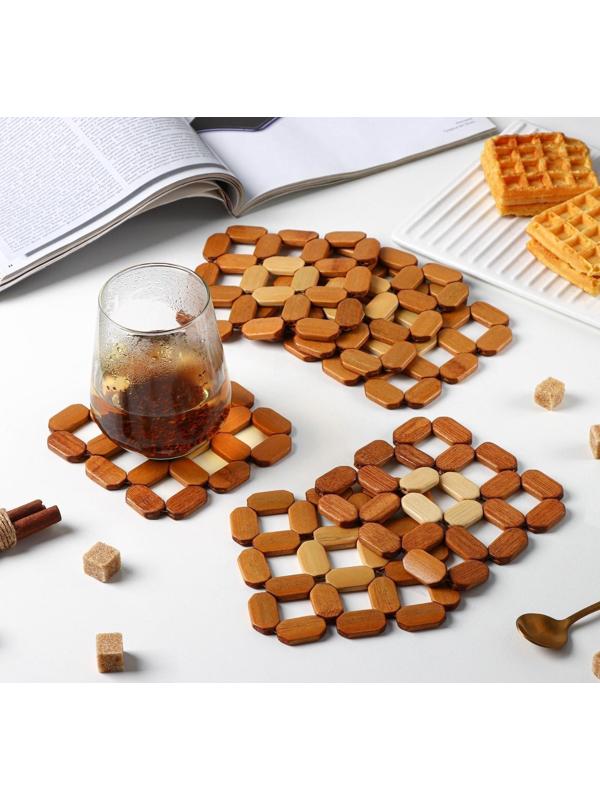 Подставка под горячее «Бамбук», 12×12 см