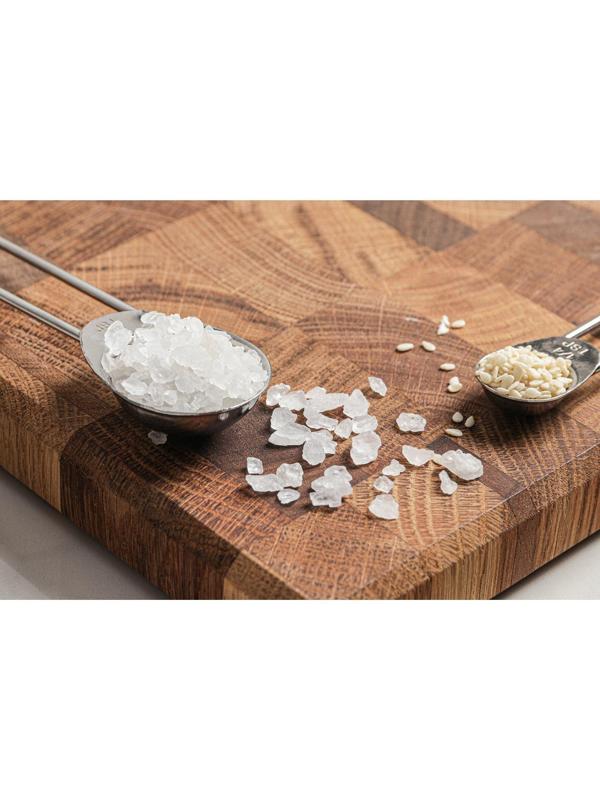 Набор мерных ложек Доляна «Металлик», 4 шт: 1,25/2,5/5/15 мл