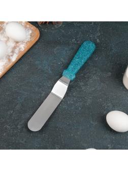 Лопатка-палетка изогнутая «Космос», 26,5 см, рабочая часть 15 см, с пластиковой ручкой