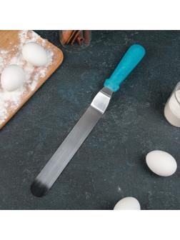 Лопатка-палетка изогнутая «Космос», 36 см, рабочая часть 25 см, с пластиковой ручкой