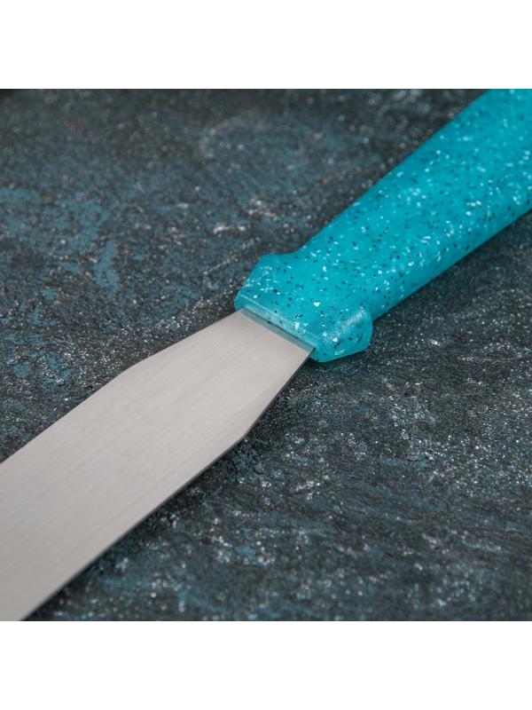 Лопатка-палетка прямая «Космос», 27 см, рабочая часть 15 см, с пластиковой ручкой